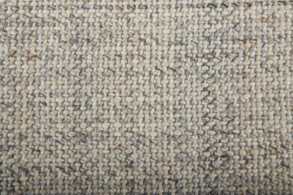 9 x 12 Beige & Gray Hand Woven Rug
