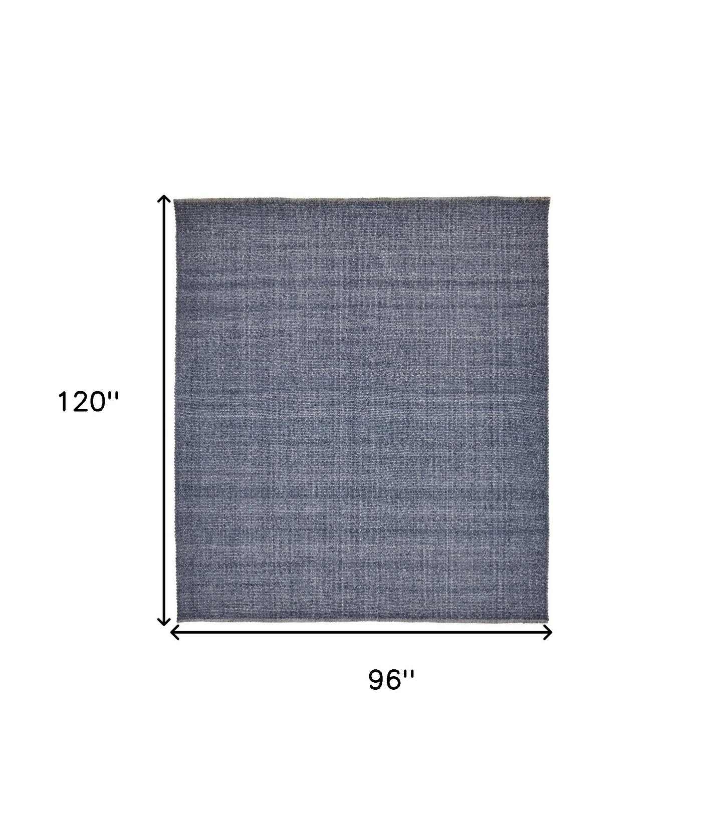 8 x 10 Blue Hand Woven Rug