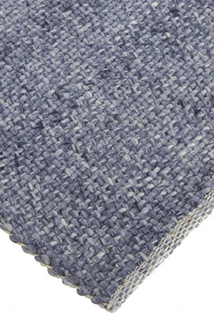 9 x 12 Blue Hand Woven Rug