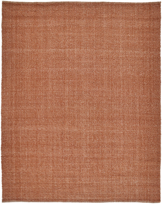 9 x 12 Orange Hand Woven Rug
