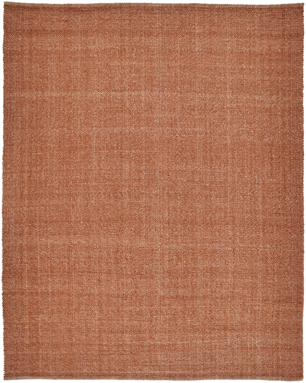 12 x 15 Orange Hand Woven Rug