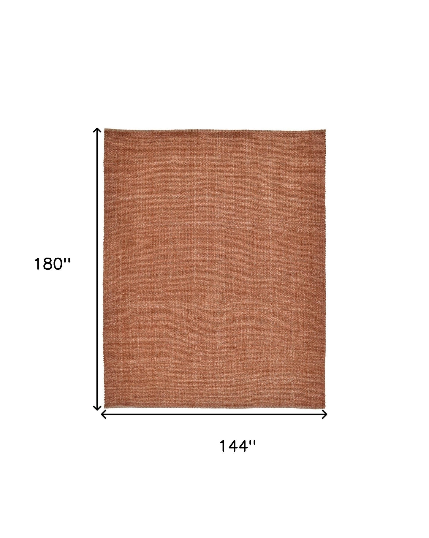 12 x 15 Orange Hand Woven Rug