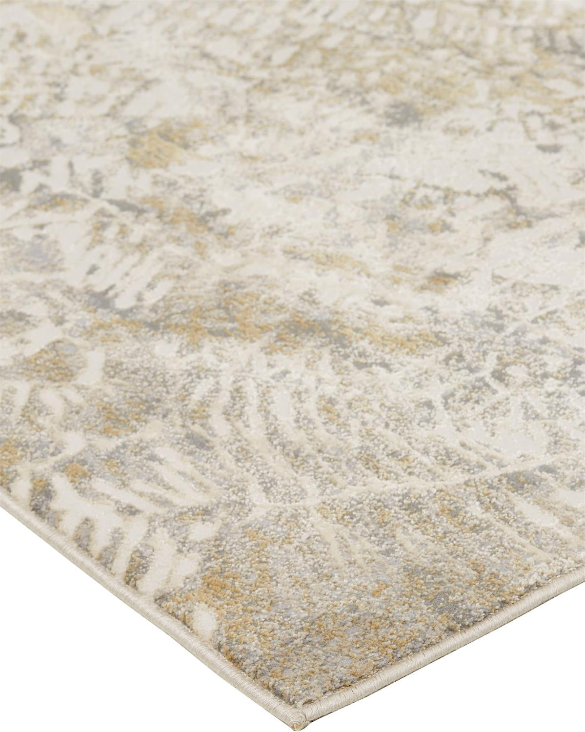 12 x 15 Ivory Tan & Gray Rug