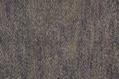 10 x 13 Purple & Gray Wool Hand Woven Distressed Rug