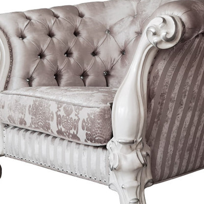 Ivory & Bone Chesterfield Chair