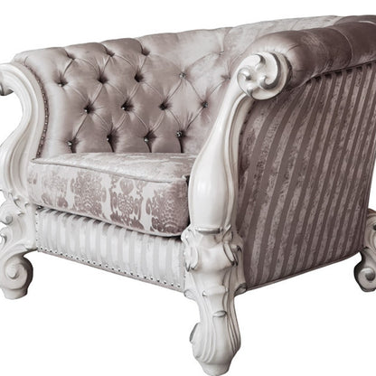 Ivory & Bone Chesterfield Chair