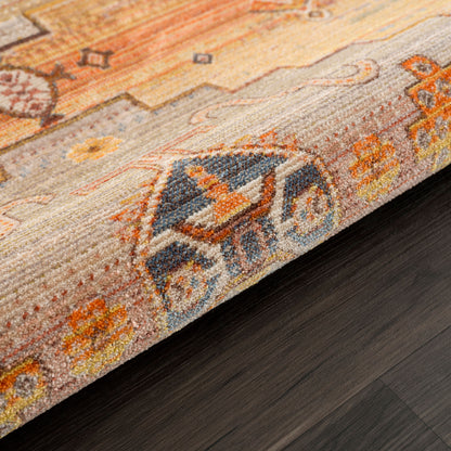 8 x 10 Brown Southwestern Rug