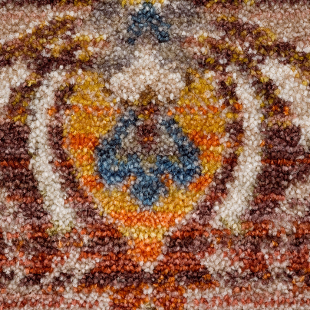 8 x 10 Red Southwestern Rug