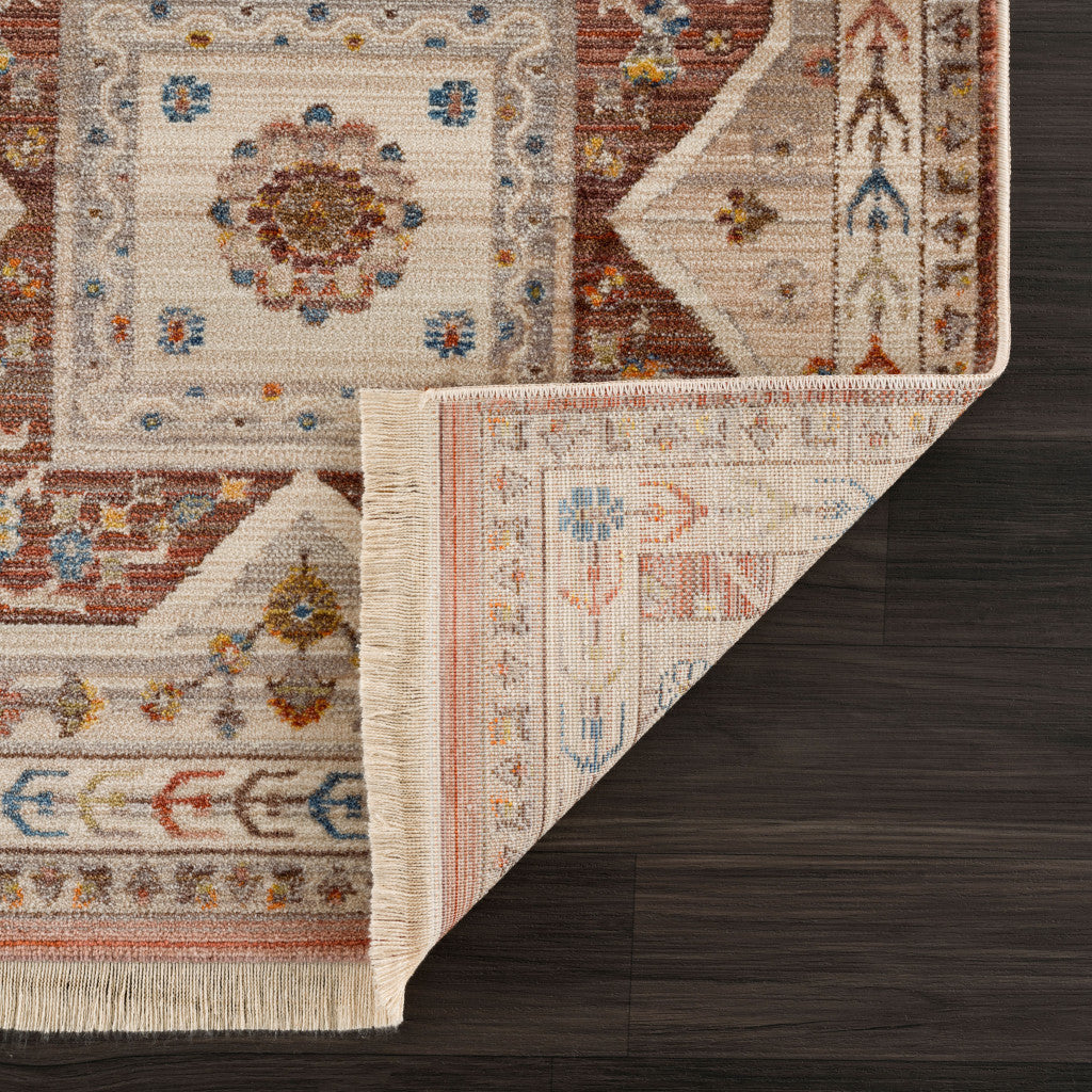 8 x 10 Red Southwestern Rug