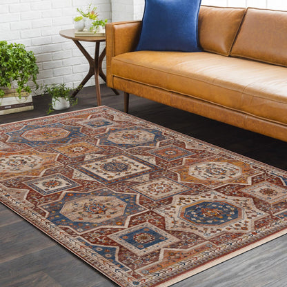 8 x 10 Red Southwestern Rug