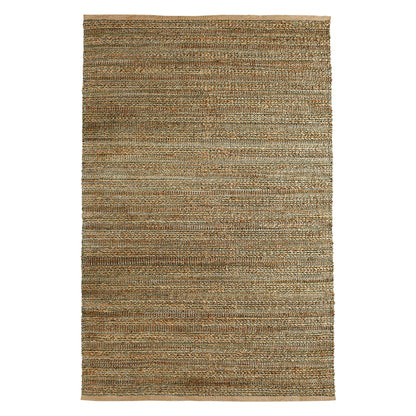 8 x 10 Green Hand Woven Non Skid Rug