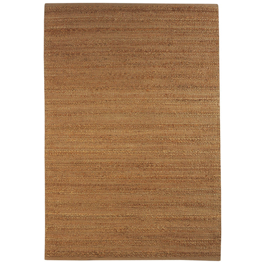 8 x 10 Beige Hand Woven Non Skid Rug