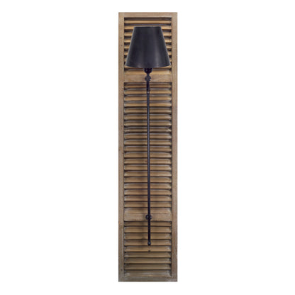 Shaded Wood Ceiling Light