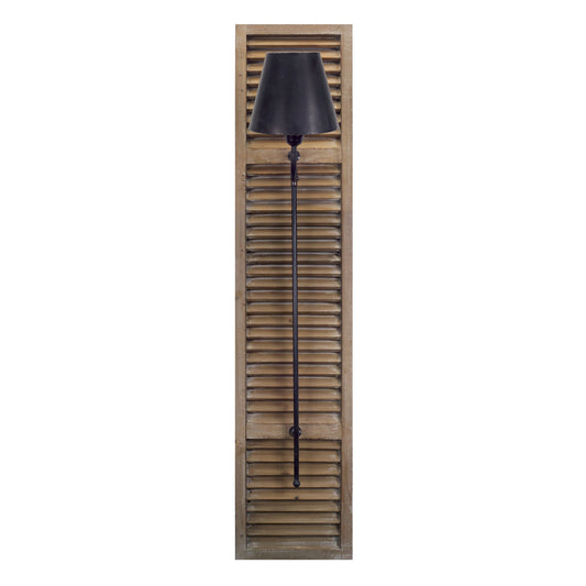 Shaded Wood Ceiling Light