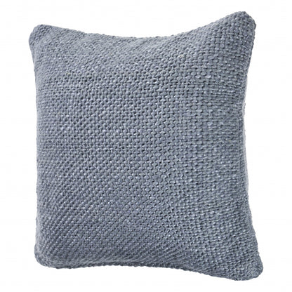 Frost Blue 100% Cotton Pillow
