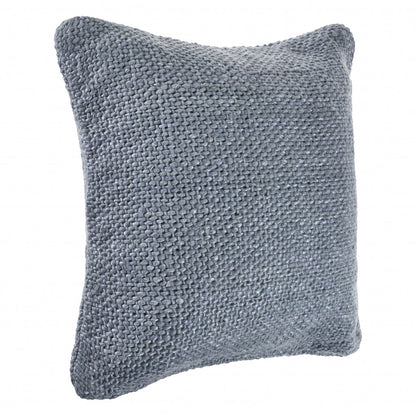 Frost Blue 100% Cotton Pillow