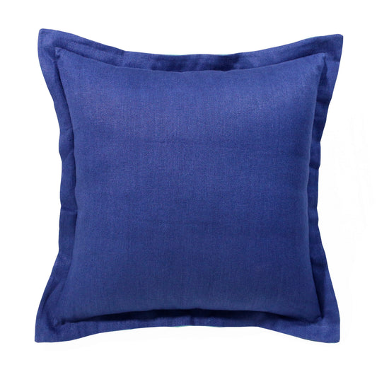 Navy Linen Pillow