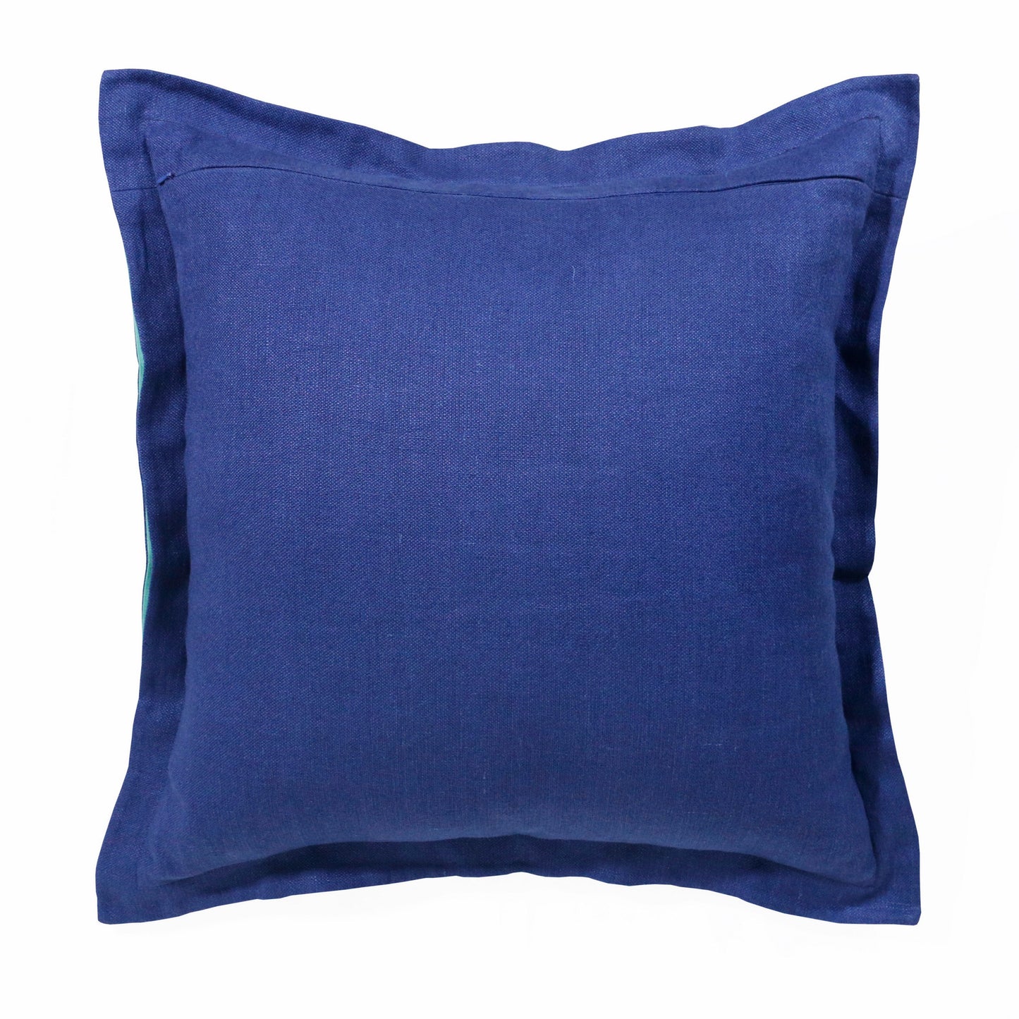 Navy Linen Pillow