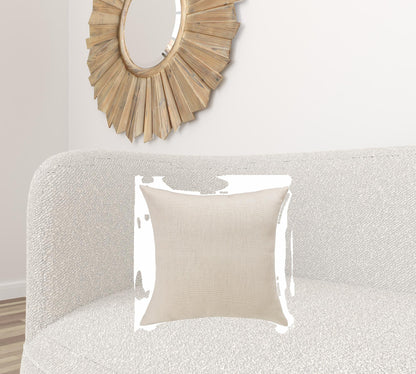 Cream Linen Pillow