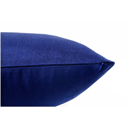 Navy Linen Pillow