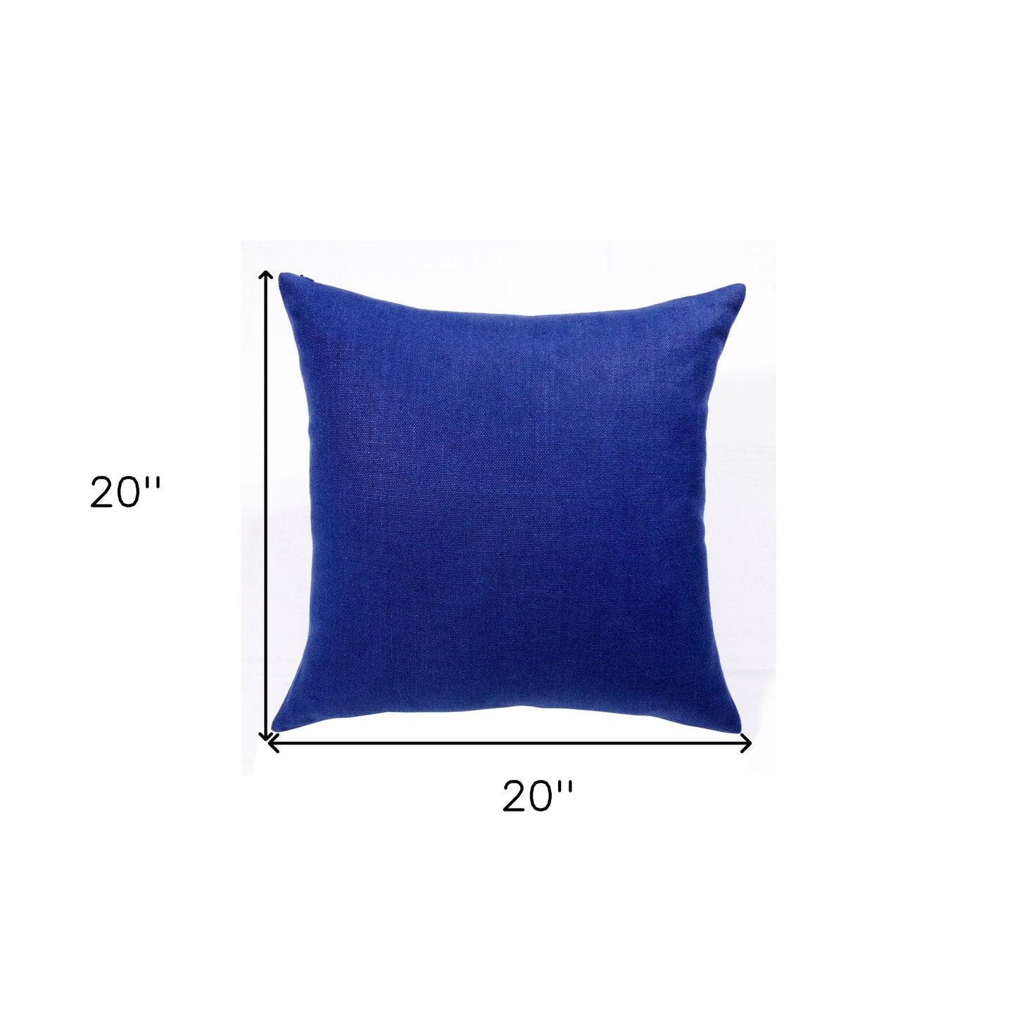 Navy Linen Pillow
