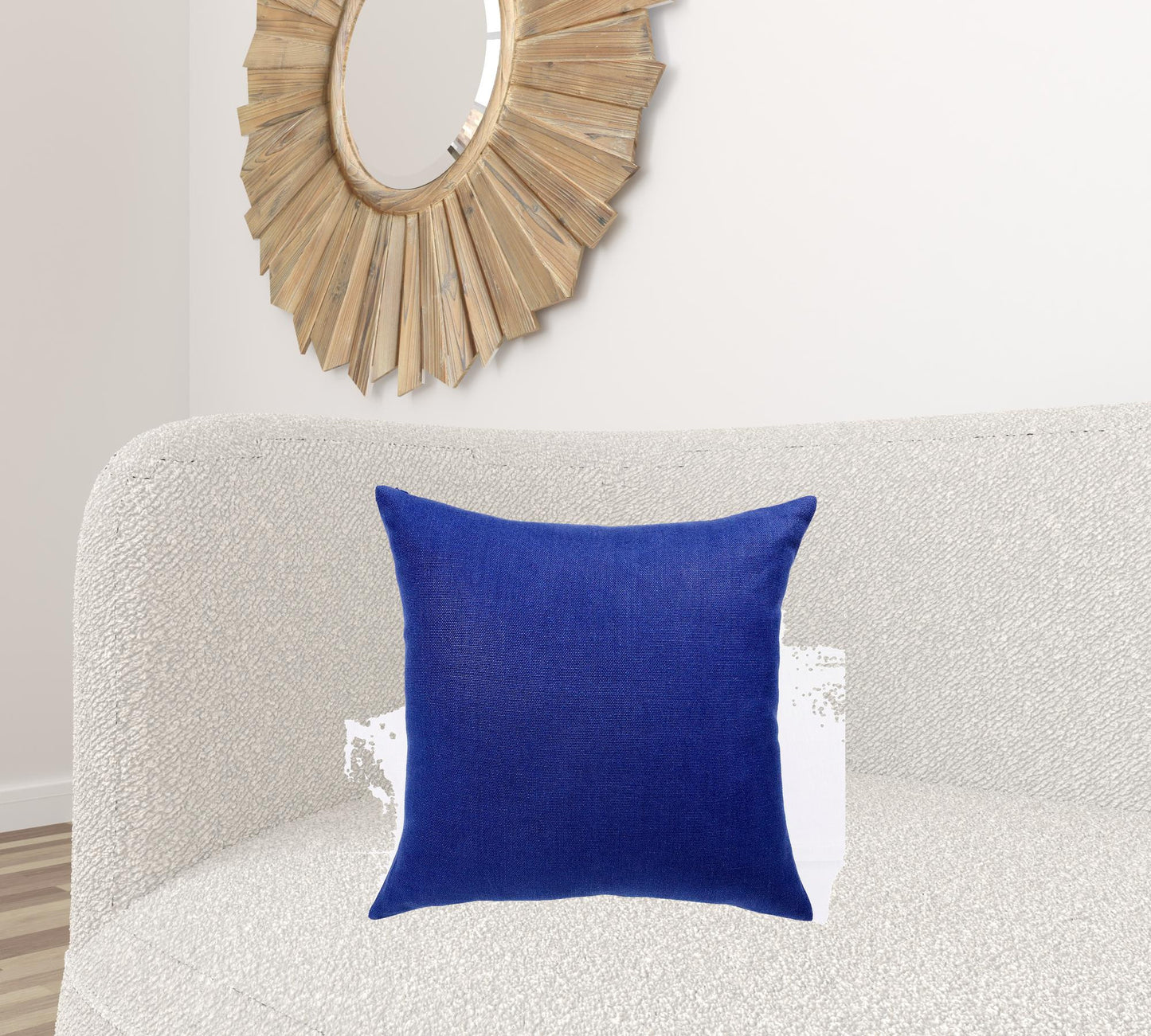 Navy Linen Pillow
