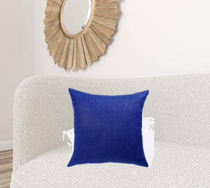Navy Linen Pillow