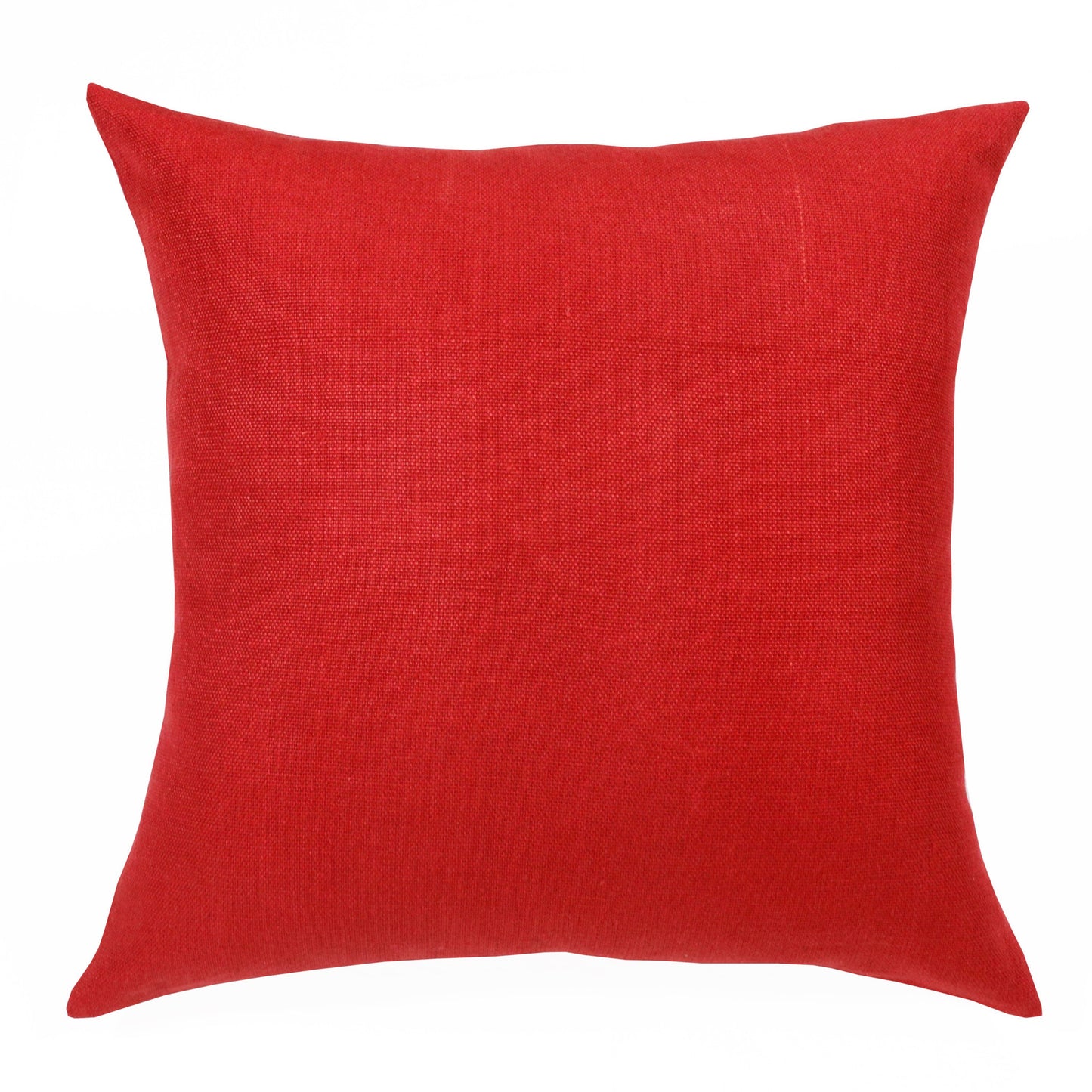 Red Linen Pillow