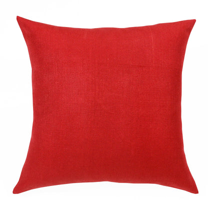 Red Linen Pillow