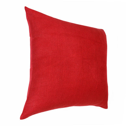 Red Linen Pillow
