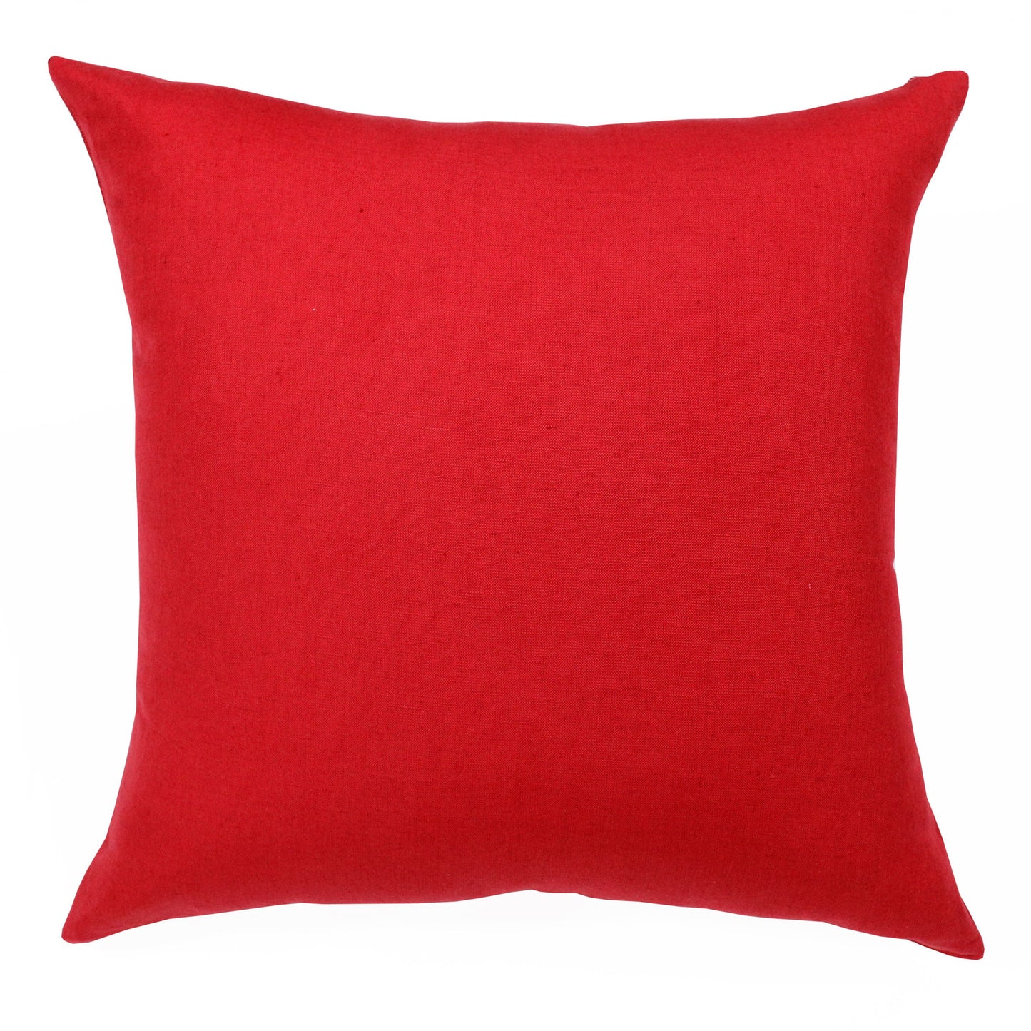 Red Linen Pillow
