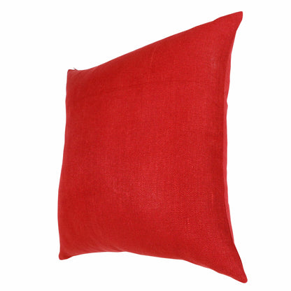 Red Linen Pillow