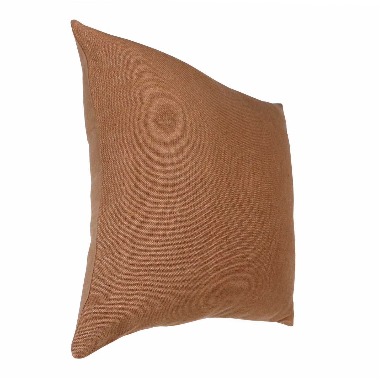 Brown Linen Pillow