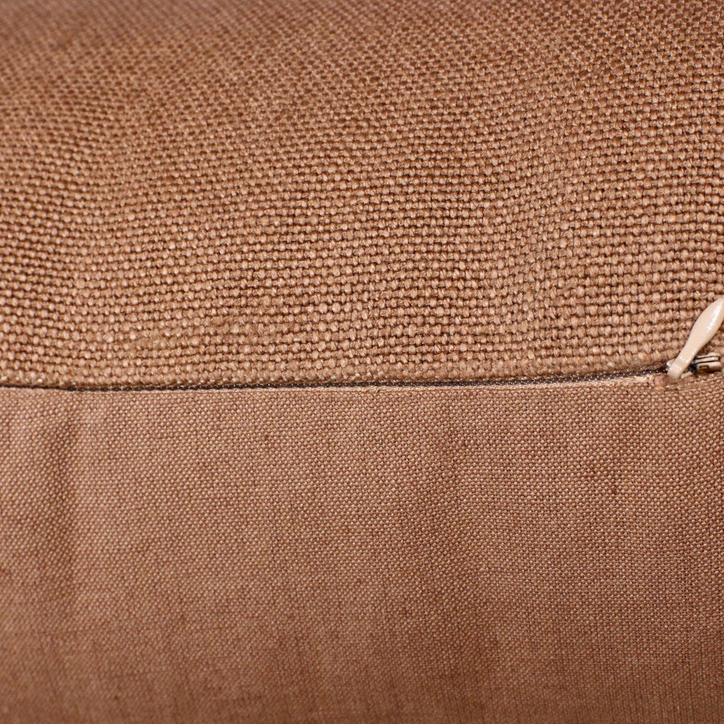 Brown Linen Pillow