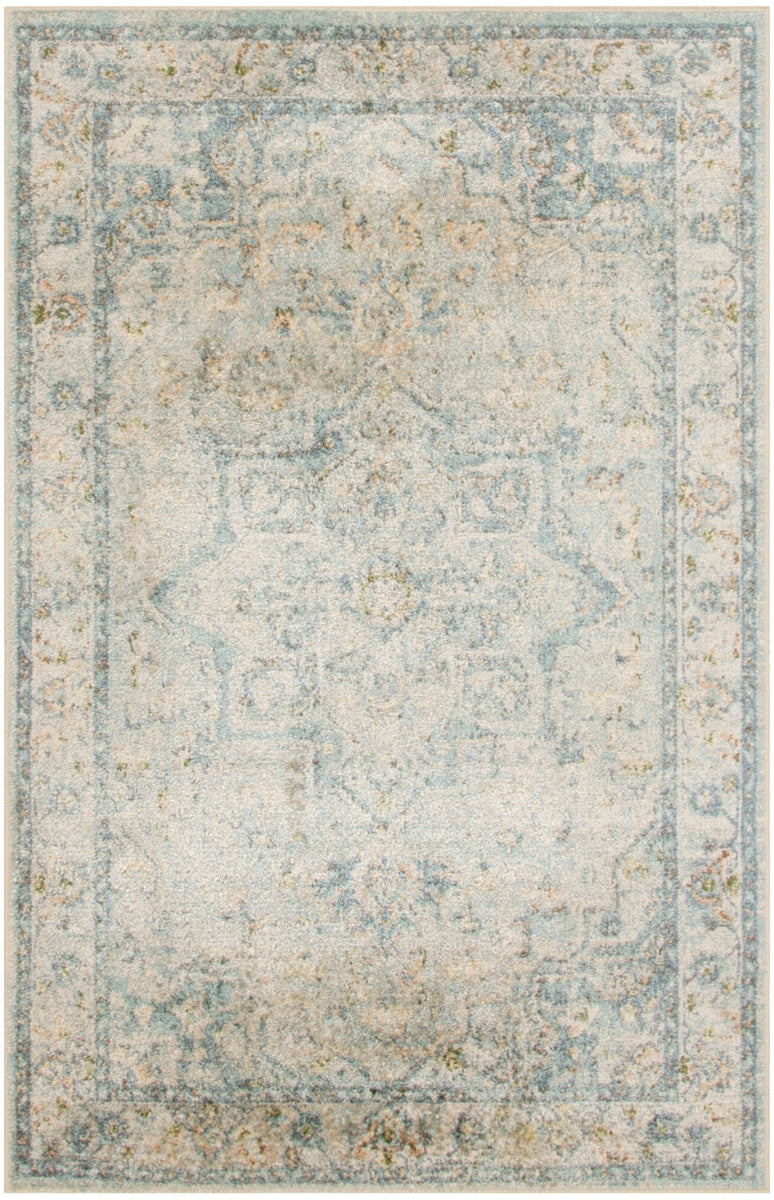 Nourison Astra Light Blue Pet Friendly Machine Washable Rug - 2'2" x 4'