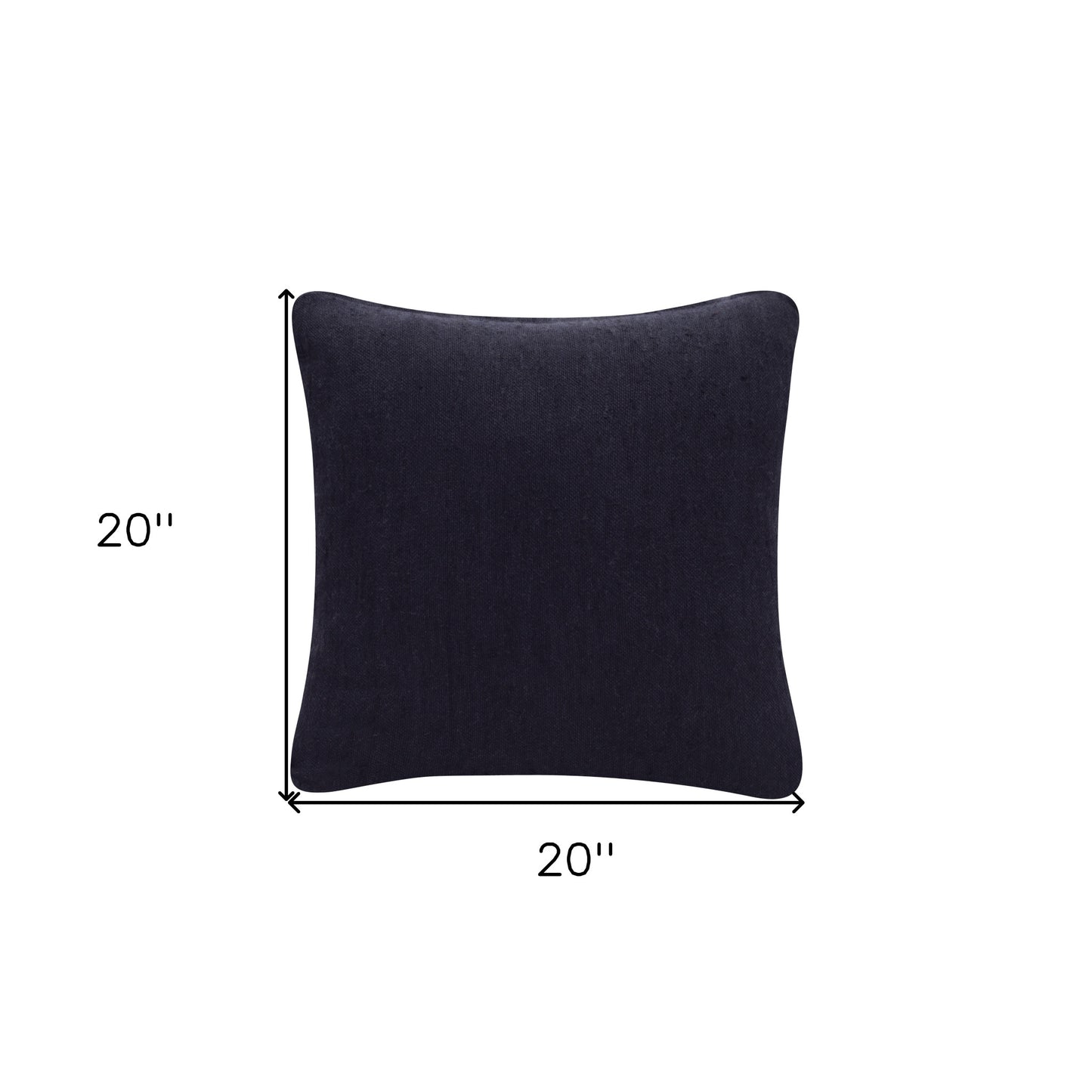 Black Linen Pillow