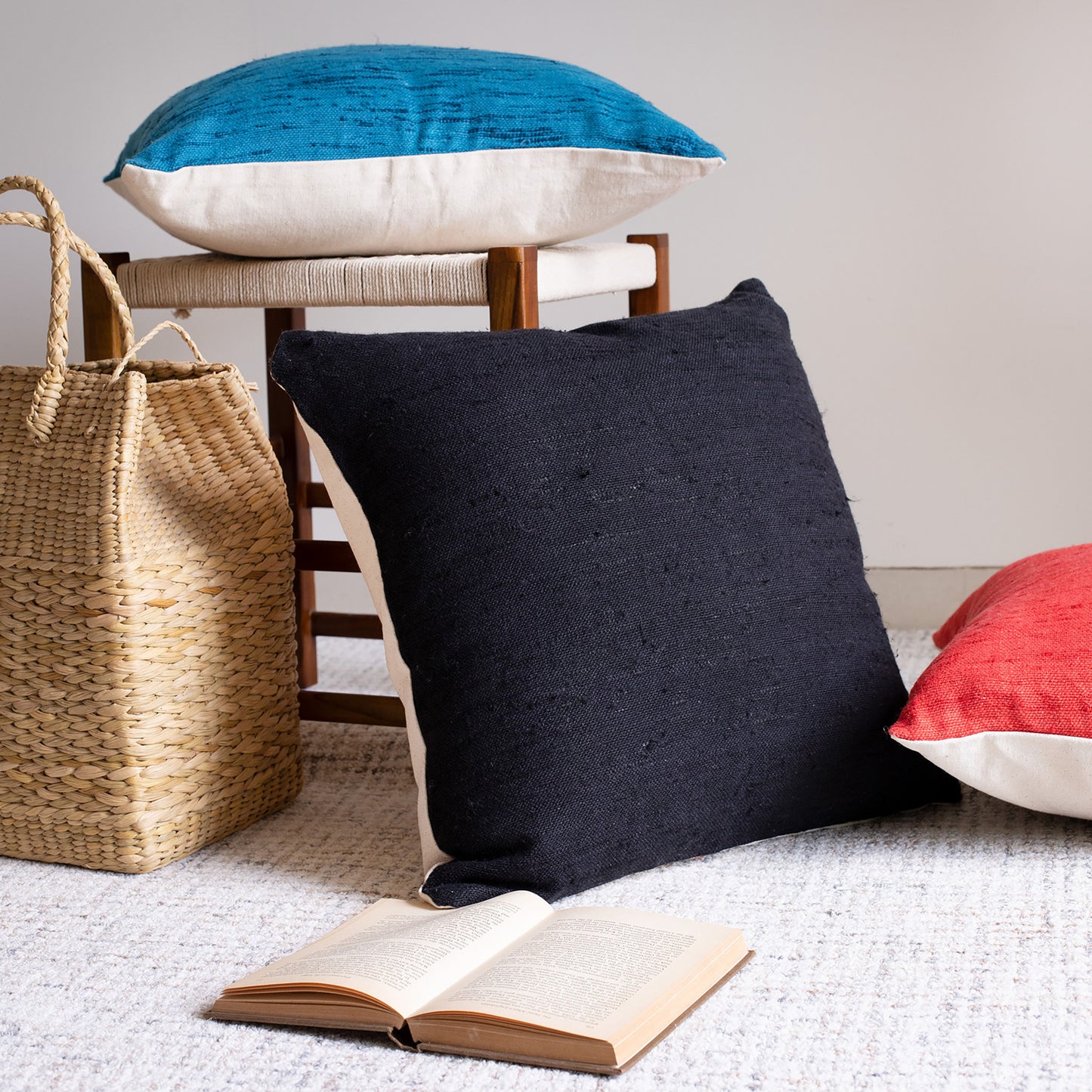 Black Linen Pillow