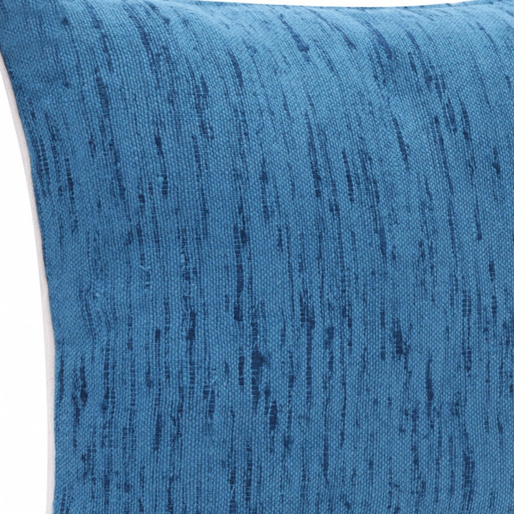 Ocean Blue Linen Pillow