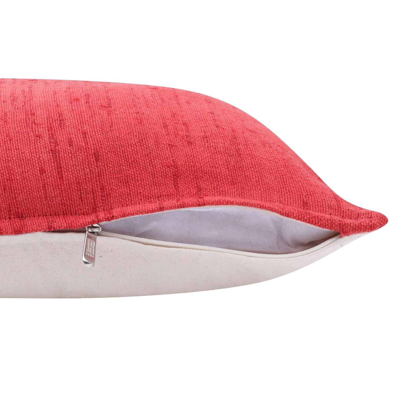Coral Linen Pillow