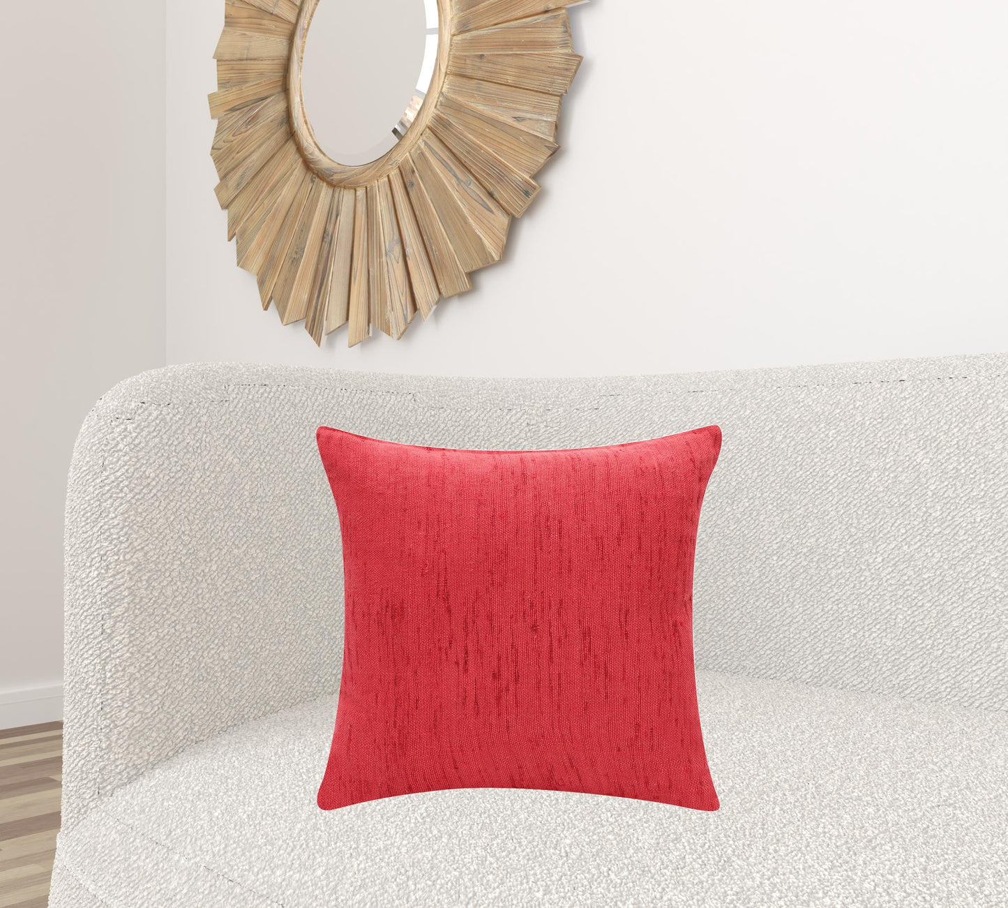 Coral Linen Pillow