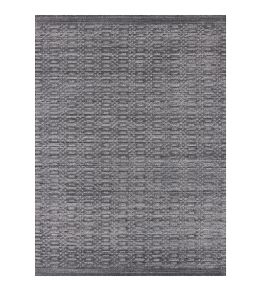 9 x 12 Charcole & Dark Grey Hand Loomed Rug