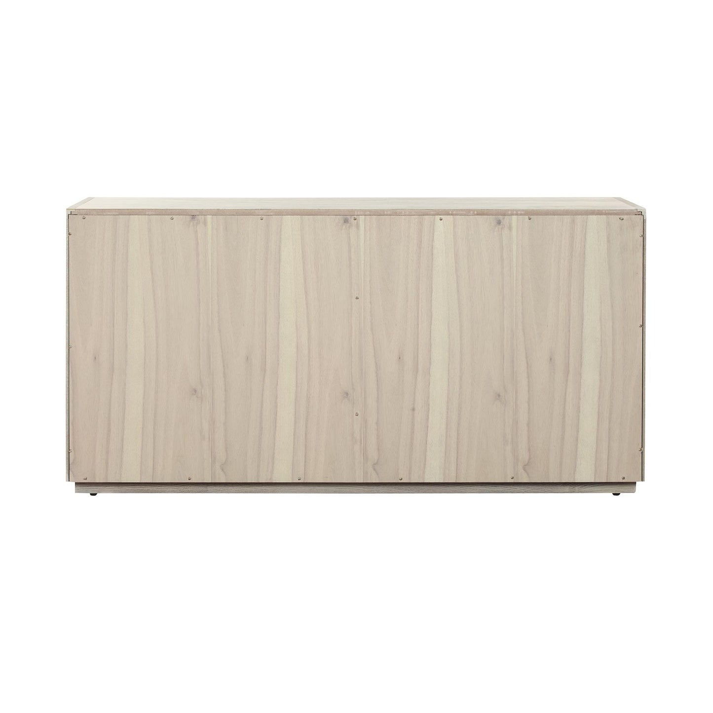 Gray Solid Wood Six Drawer Double Dresser image 4