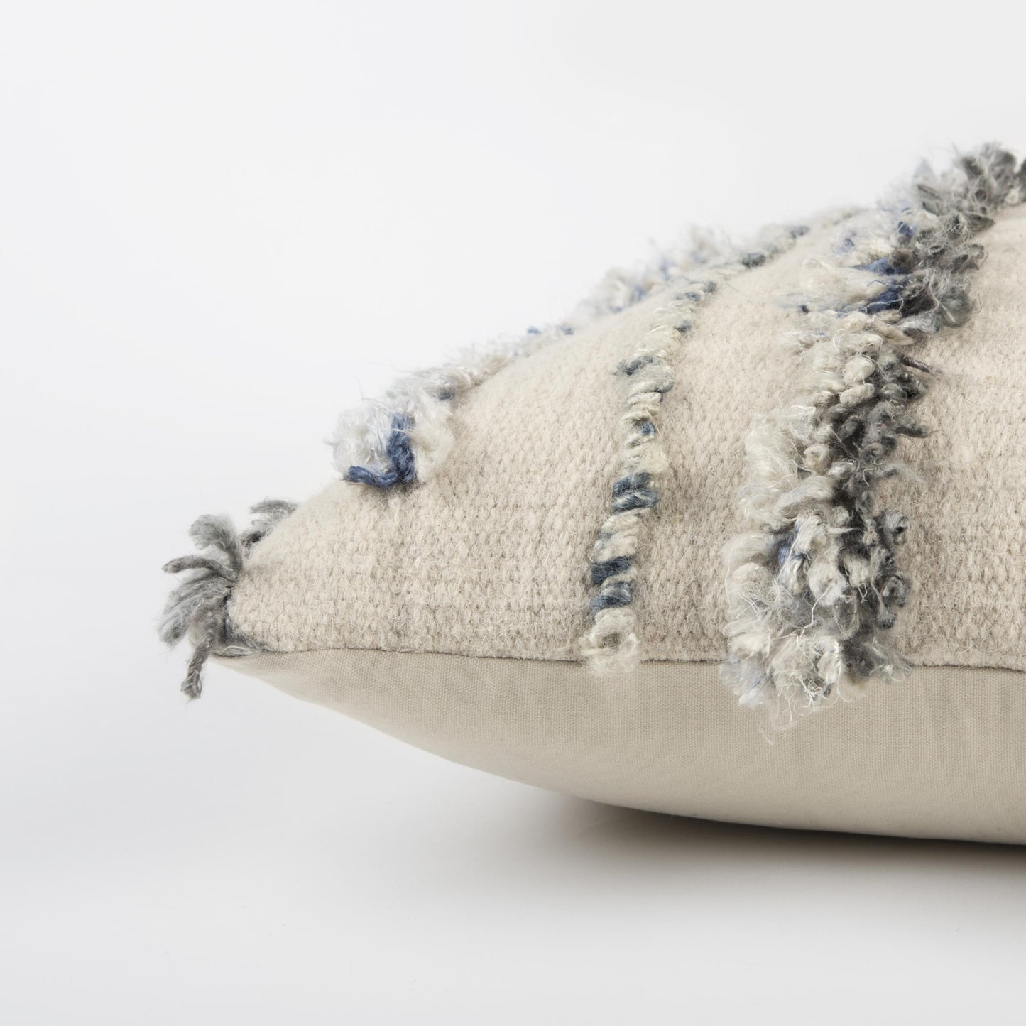 Natural 100% Cotton Striped Pillow