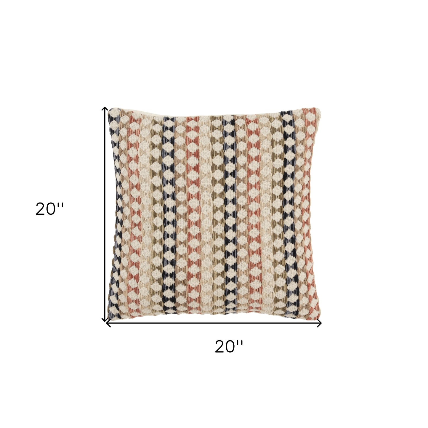 Blue & Green Cotton Pillow