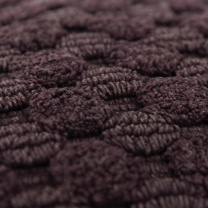 Wine Cotton Pillow w/ Texture