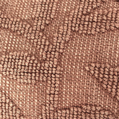 Terra Cotta Botanical Cotton Pillow w/ Texture