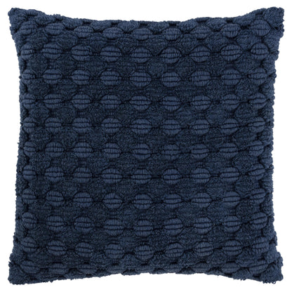 Blue Cotton Pillow w/ Texture