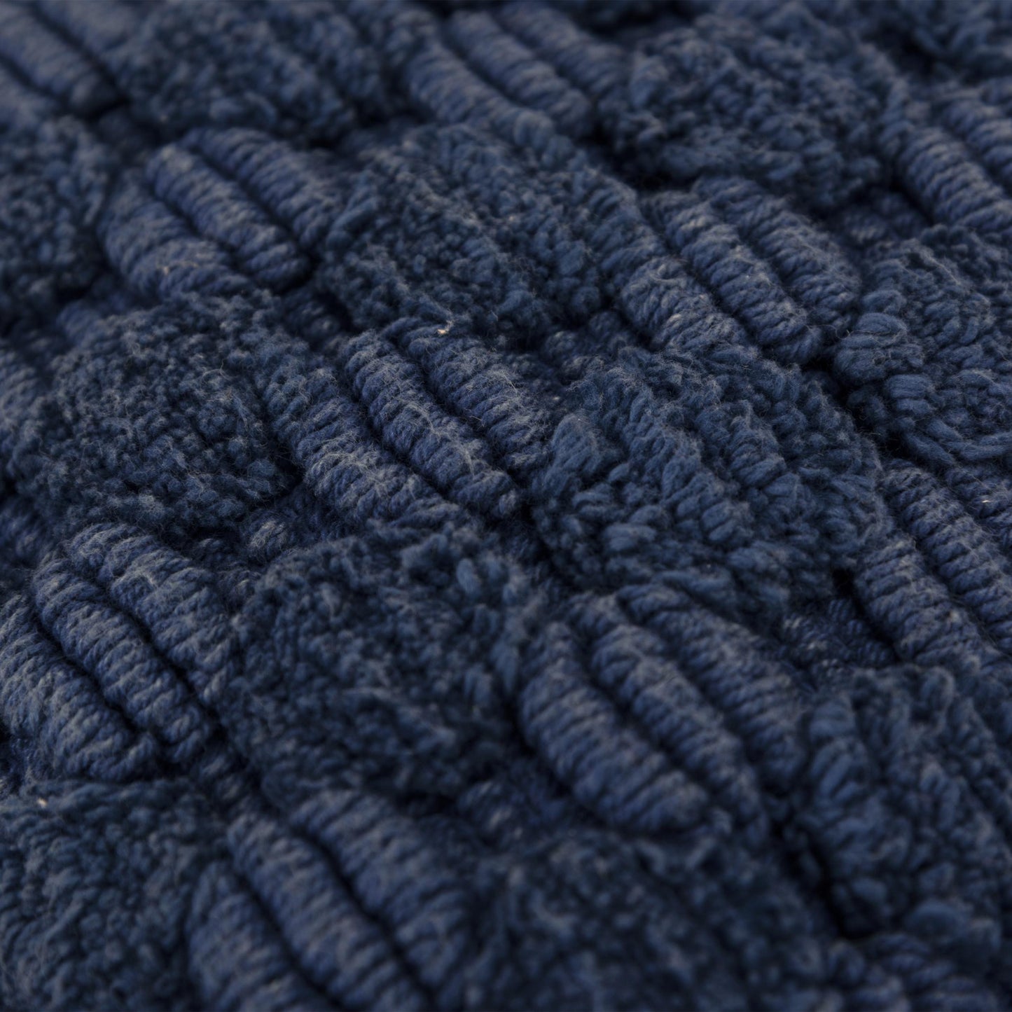 Blue Cotton Pillow w/ Texture