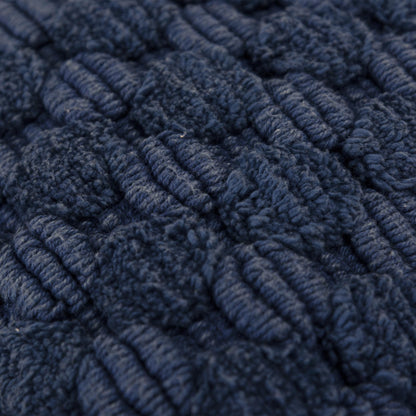 Blue Cotton Pillow w/ Texture