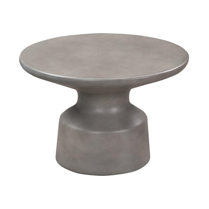 Gray Concrete Round Coffee Table image 3